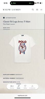 Rare Find Polo Ralph Lauren graphic New York 1967 Dry Goods & Supplies Sz XXL